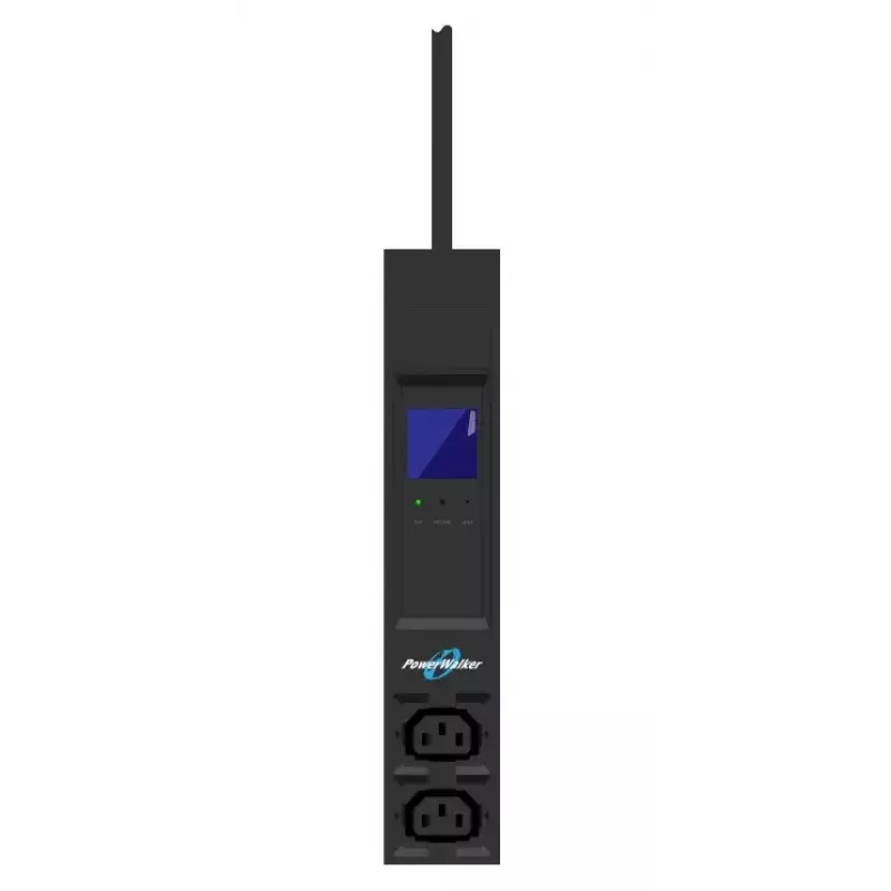 Unidad de distribución de energía PowerWalker 10133031 24 salidas AC 0U Negro