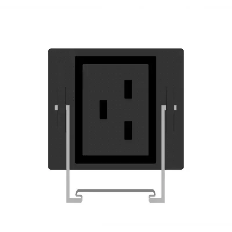 Unidad de distribución de energía PowerWalker 10133031 24 salidas AC 0U Negro