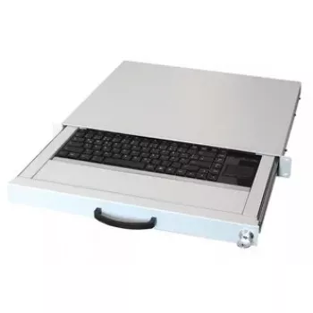 Teclado AIXCASE AIX-19K1UKDETP-W USB PS/2 QWERTZ alemán blanco