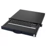 Teclado AIXCASE AIX-19K1UKDETP-B USB PS/2 QWERTZ alemán negro
