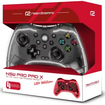 ready2gaming Nintendo Switch Pro Pad X-LED Edition — Pro Pad ergonómico para Nintendo Switch