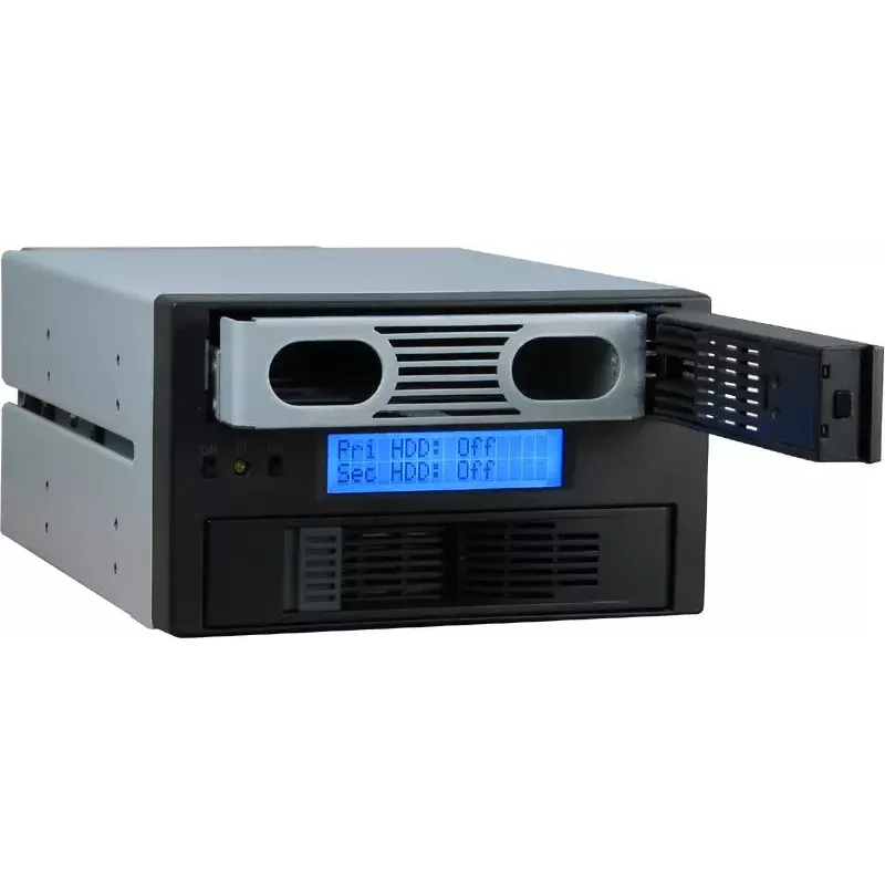 Inter-Tech SB-C 102 Carcasa Sub-RAID para 2x SATA de 3,5 pulgadas, negro