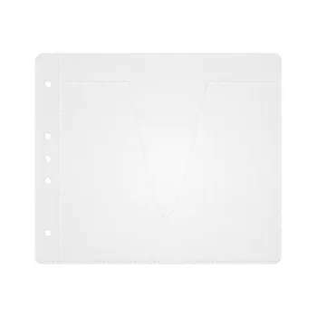 Funda protectora MediaRange BOX60 para 2 discos blanca