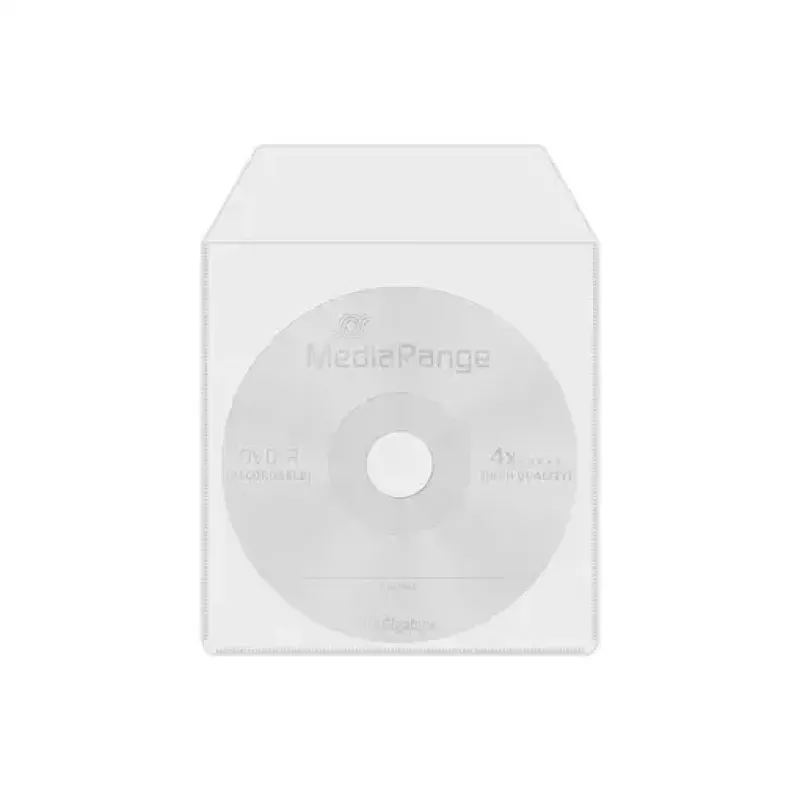 Funda sleeve MediaRange BOX64-8 transparente capacidad 1 disco