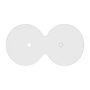 Funda C-Shell MediaRange BOX86 transparente 1 disco