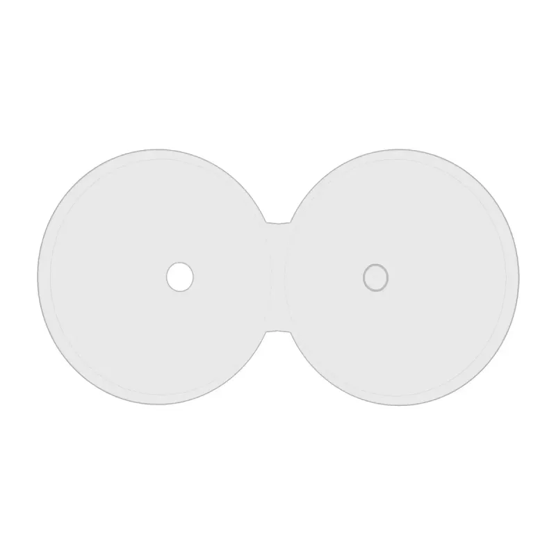 Funda C-Shell MediaRange BOX86 transparente 1 disco
