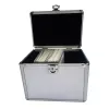 Caja MediaRange BOX79 para 120 discos plateada