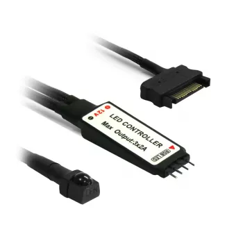 Control de luz Smart Home Nanoxia NXRGBC inalámbrico negro blanco