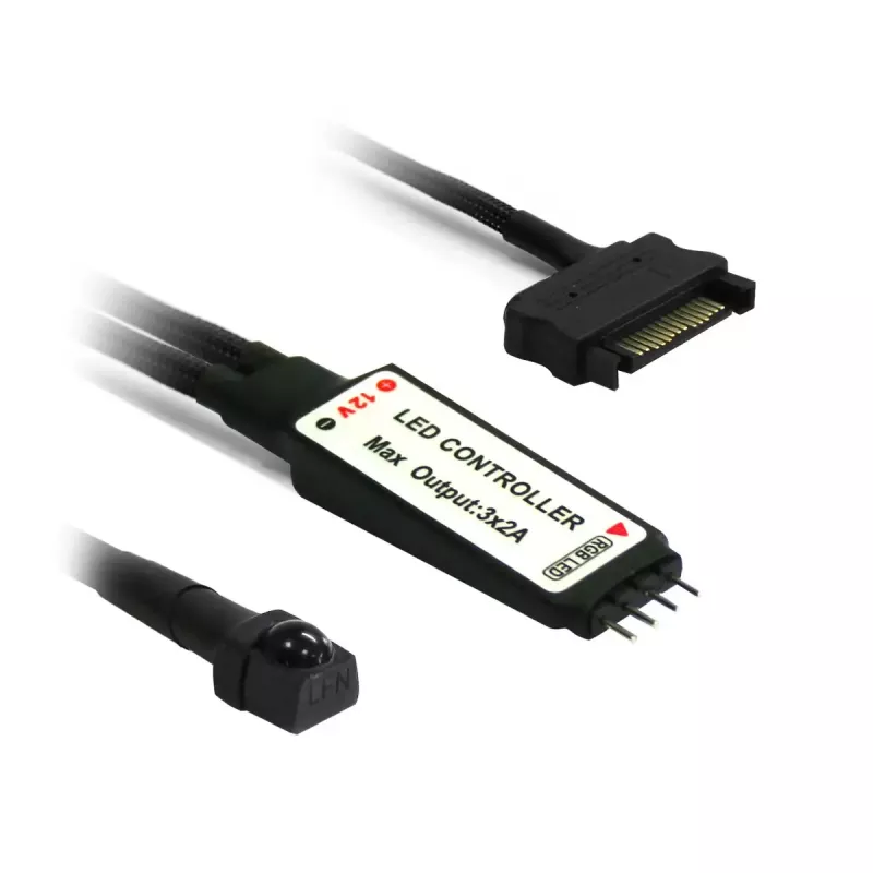 Control de luz Smart Home Nanoxia NXRGBC inalámbrico negro blanco