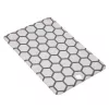 Resto Kitchenware 95402 Tabla de cortar rectangular de plástico gris blanco