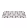 Resto Kitchenware 95402 Tabla de cortar rectangular de plástico gris blanco