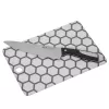 Resto Kitchenware 95402 Tabla de cortar rectangular de plástico gris blanco