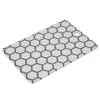 Resto Kitchenware 95402 Tabla de cortar rectangular de plástico gris blanco