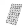 Resto Kitchenware 95402 Tabla de cortar rectangular de plástico gris blanco