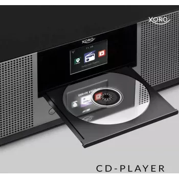 Sistema multi-micro compacto XORO SAT100380 — radio por internet con DAB+ y FM (UKW)