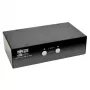 Conmutador KVM DisplayPort de 2 puertos con audio y hub USB 3.0 EATON B004-DPUA2-K — DisplayPort, teclado/ratón USB, 2560×1600, cable de 1,2 m