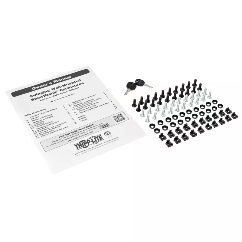 Carcasa rack de 12HE para montaje en pared Eaton SRW12USDP — 600,2×647,7×636,5 mm, IP20, negro