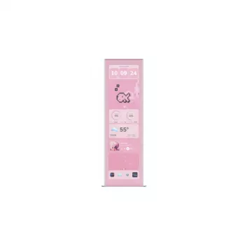 Monitor táctil HYTE Y70 Touch Display Upgrade Strawberry Milk — pantalla táctil rosa de 14,5