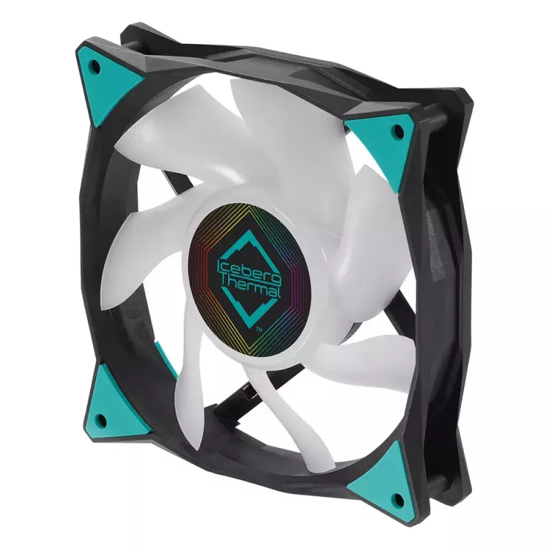 Ventilador Iceberg Thermal IceGALE ARGB 12 cm negro
