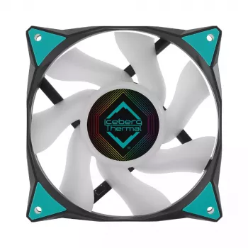 Ventilador Iceberg Thermal IceGALE ARGB 12 cm negro