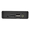 Conmutador KVM de 2 puertos DisplayPort Tripp Lite B004-DP2UA2-K, 4K@60Hz, teclado/ratón USB, audio, cable