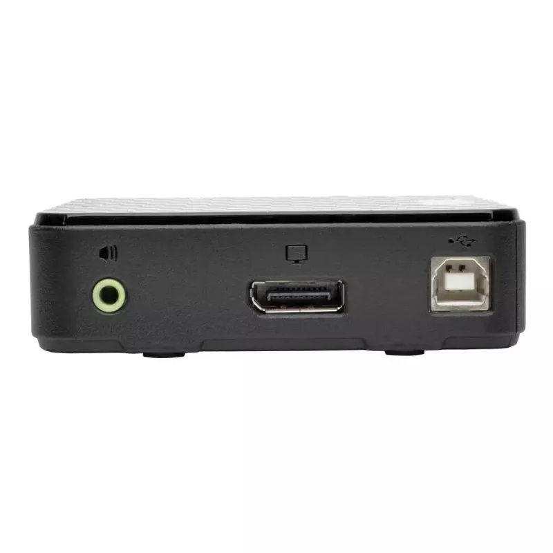 Conmutador KVM de 2 puertos DisplayPort Tripp Lite B004-DP2UA2-K, 4K@60Hz, teclado/ratón USB, audio, cable