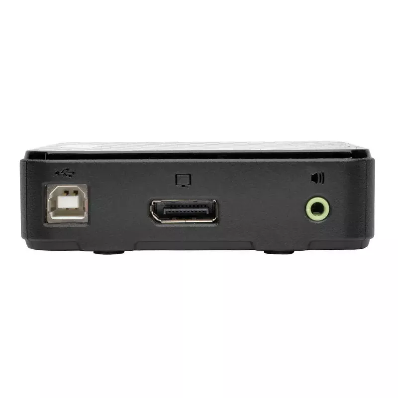 Conmutador KVM de 2 puertos DisplayPort Tripp Lite B004-DP2UA2-K, 4K@60Hz, teclado/ratón USB, audio, cable