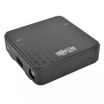 Conmutador KVM de 2 puertos DisplayPort Tripp Lite B004-DP2UA2-K, 4K@60Hz, teclado/ratón USB, audio, cable