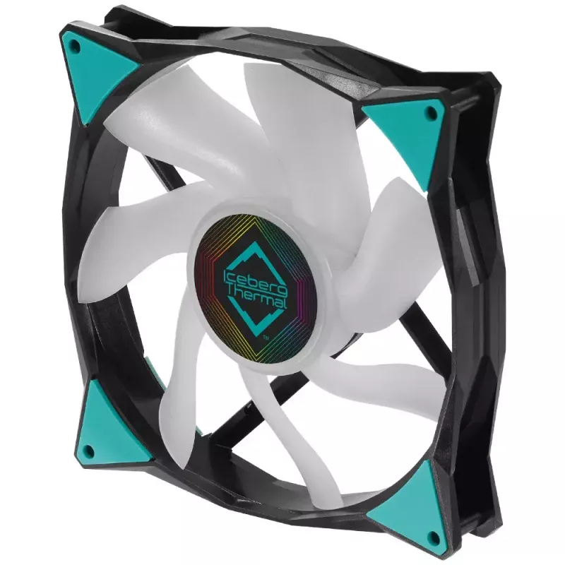 Ventilador Iceberg Thermal IceGALE ARGB 14 cm negro