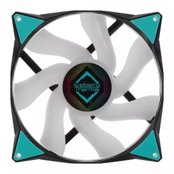 Ventilador Iceberg Thermal IceGALE ARGB 14 cm negro