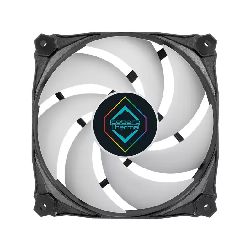 Ventilador Iceberg Thermal IceGALE Lightning ARGB 12 cm negro 3 uds.