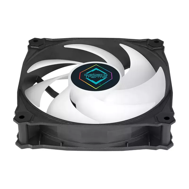 Ventilador Iceberg Thermal IceGALE Lightning ARGB 12 cm negro 3 uds.