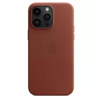 Funda de cuero con MagSafe para iPhone 14 Pro Max de Apple — marrón, para pantalla de 6,7 pulgadas
