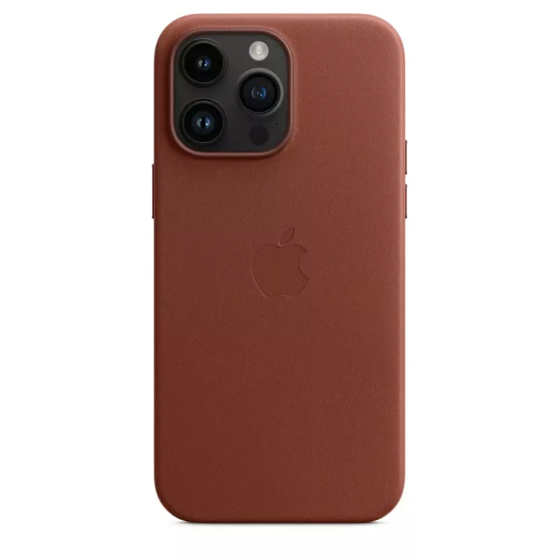 Funda de cuero con MagSafe para iPhone 14 Pro Max de Apple — marrón, para pantalla de 6,7 pulgadas