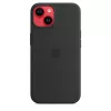 Funda de silicona con MagSafe para iPhone 14 de Apple — microfibra/silicona, 6,1 pulgadas (Midnight)