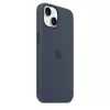 Funda de silicona Apple iPhone 14 MagSafe Storm Blue
