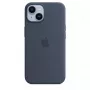 Funda de silicona Apple iPhone 14 MagSafe Storm Blue