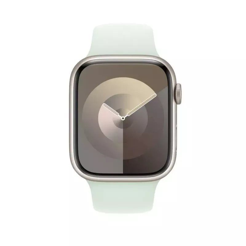 Apple Band 45 mm Soft Mint Sportarmband M/L Ajuste cómodo Color menta