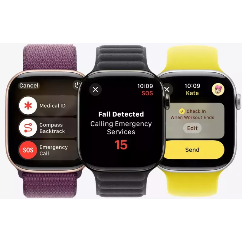 Smartwatch Apple Watch Series 10 GPS + Cellular 46mm Caja de titanio natural con Milanese Loop natural – S/M