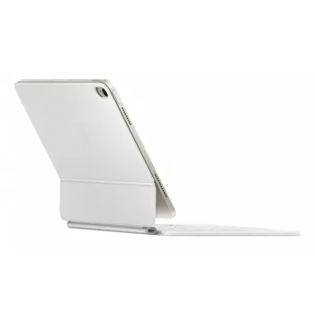 Apple Magic Keyboard QWERTY Danés Blanco con Trackpad