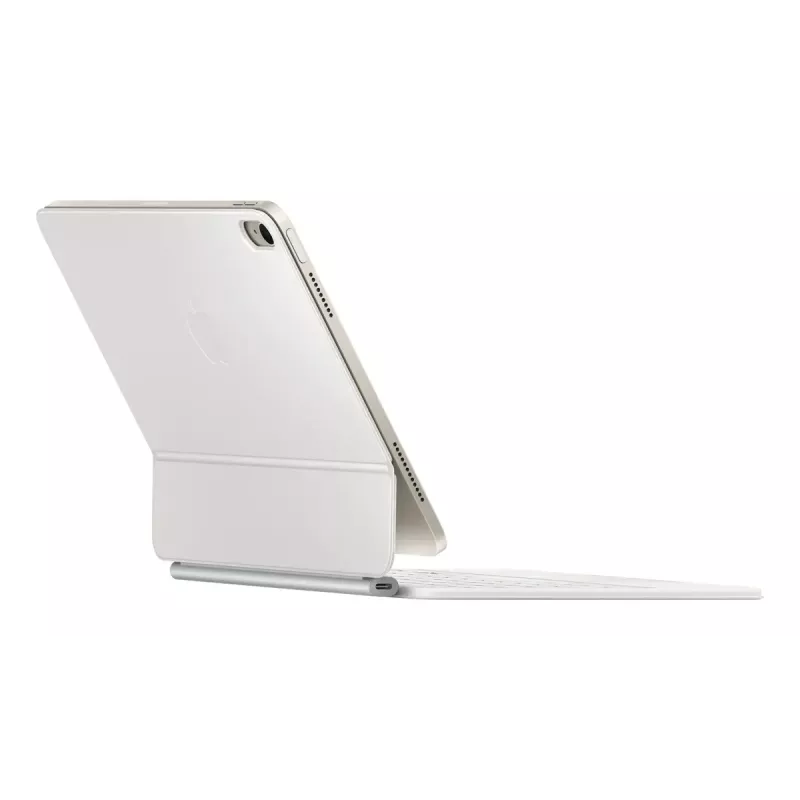 Apple Magic Keyboard QWERTY Danés Blanco con Trackpad