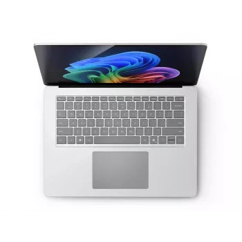 Portátil Microsoft Surface Laptop 7 for Business Copilot+ PC (Intel) — 15 pulgadas 2496×1664, Intel Core Ultra 7 266V, 16 GB, 256 GB SSD, Intel Arc 140V, Windows 11 Pro, Platinum