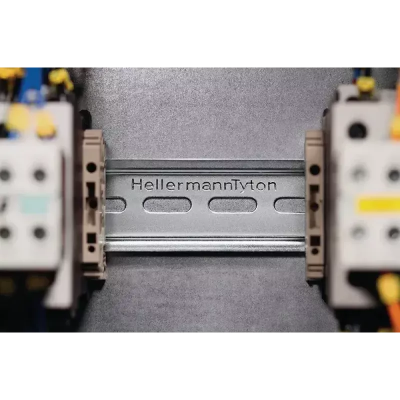 Accesorio para canaleta de cables HellermannTyton 181-47101 — acero, 35 mm de ancho, 15 mm de alto