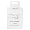 Cable USB Samsung EP-DG930 1,5 m USB-A USB-C/Micro-USB-B blanco