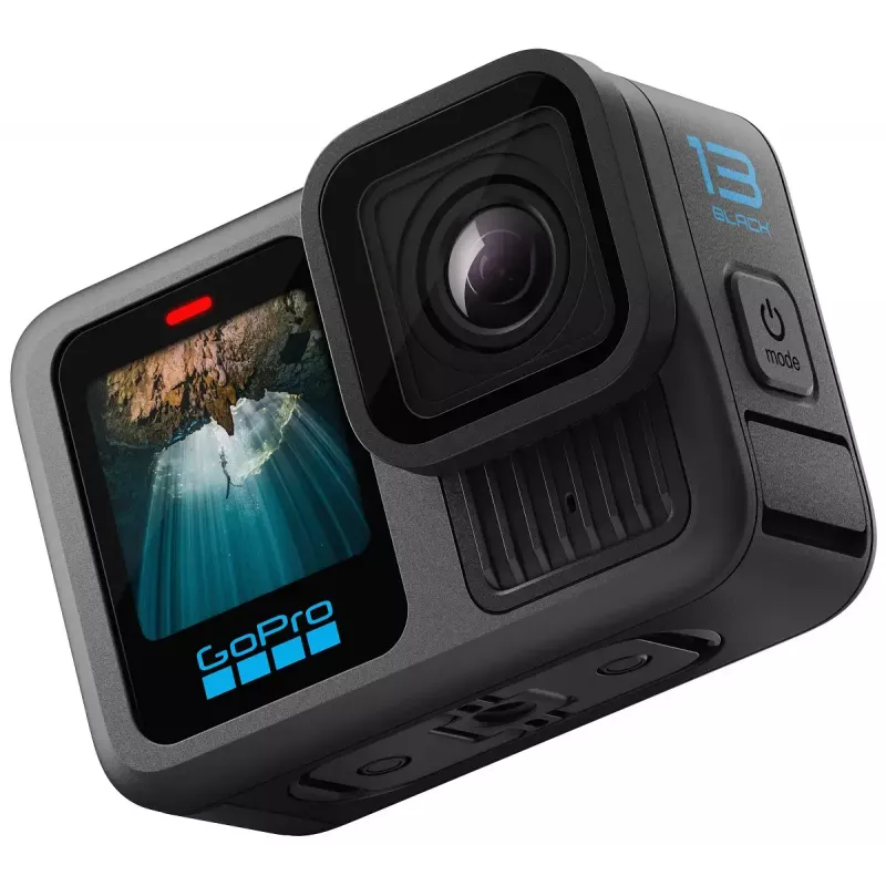 Cámara de acción GoPro HERO13 Black Power Bundle — 5.3K Ultra HD, 240 fps, 27,6 MP, campo de visión de 177°