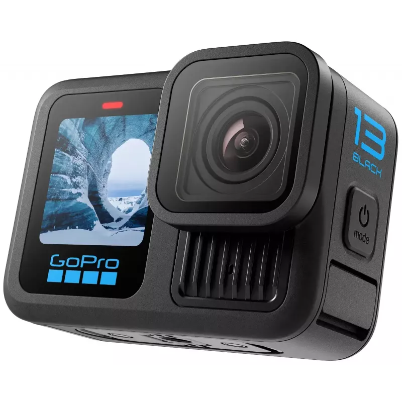 Cámara de acción GoPro HERO13 Black Power Bundle — 5.3K Ultra HD, 240 fps, 27,6 MP, campo de visión de 177°