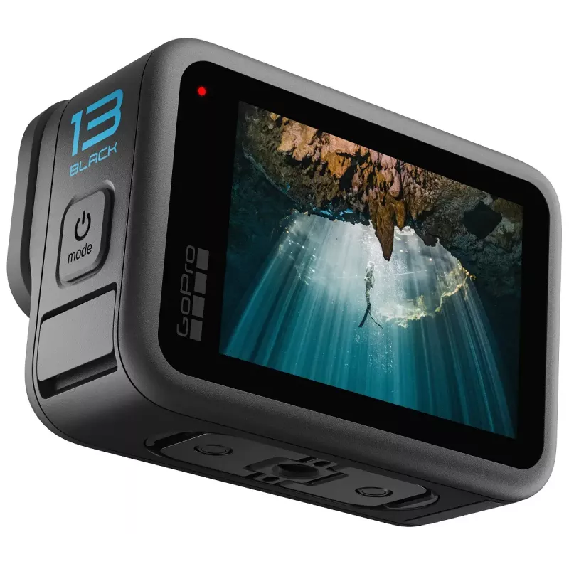 Cámara de acción GoPro HERO13 Black Power Bundle — 5.3K Ultra HD, 240 fps, 27,6 MP, campo de visión de 177°