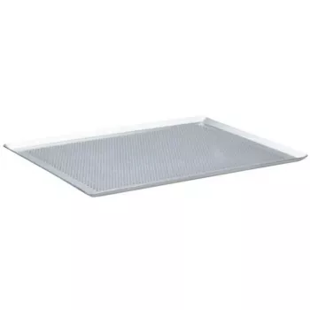 Bandeja de horno perforada de Buyer DB3367-40 40×30 cm, acero inoxidable