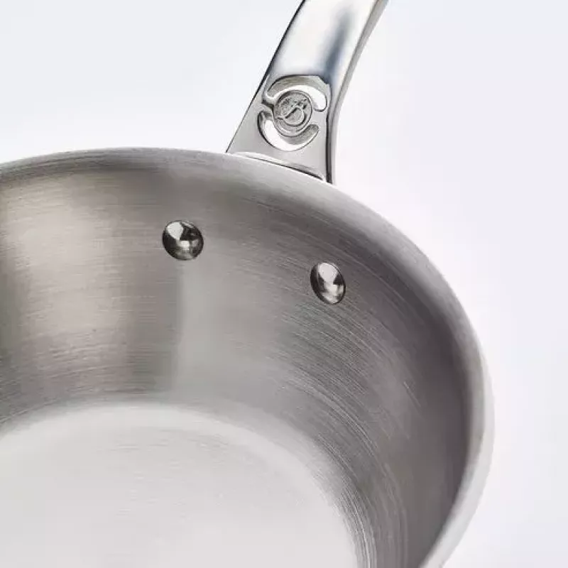 Sartén salteadora de Buyer 3736.24 redonda acero inoxidable 24 cm