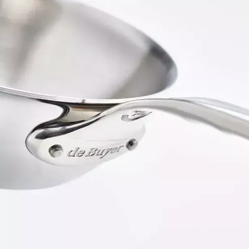 Sartén salteadora de Buyer 3736.24 redonda acero inoxidable 24 cm